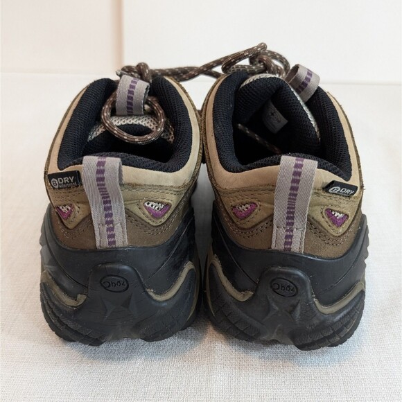 Oboz Sawtooth II Hiking Boots Women's Sz 10 Brown Tan Purple Waterproof Gorpcore - Picture 13 of 14